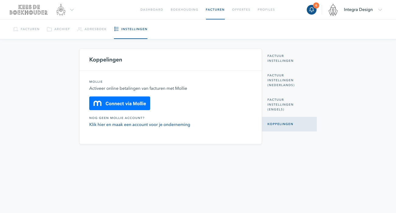 Offer your customers iDeal to pay for invoices